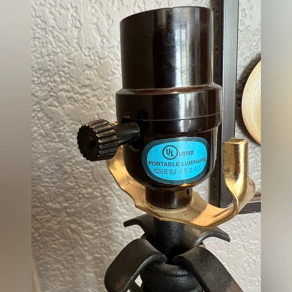 Vintage lamp Rod iron - Picture 3 of 5